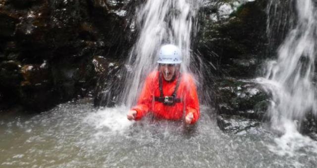 Gorge scrambling experience near Abergavenny Gorge scrambling experience near Abergavenny