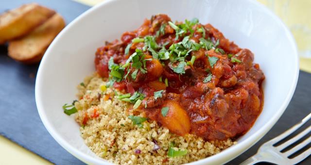 Welsh Lamb Tagine with cous cous, a specials dish Welsh Lamb Tagine with cous cous, a specials dish