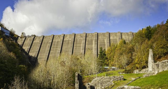 Clywedog Dam & Bryntail Lead Mines Clywedog Dam & Bryntail Lead Mines