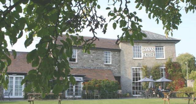 Swan at Hay Swan at Hay