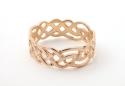9ct Gold Celtic ring hand crafted by Agau Studio