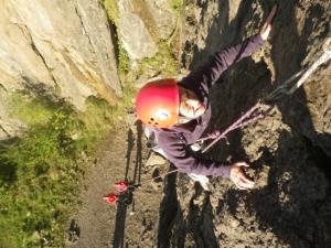 Climbing and Abseiling with Hawk Adventures