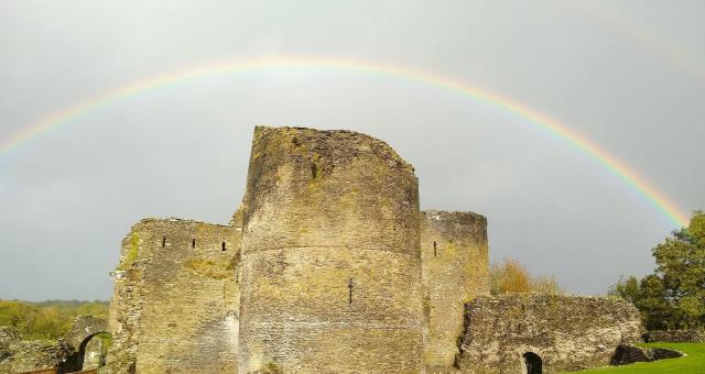 Cilgerran Castle Rainbow