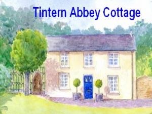 Tintern Abbey Cottage painting